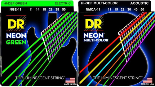 Hi-def Neon - Cuerdas Para Guitarra Eléctrica (nge-11) Y