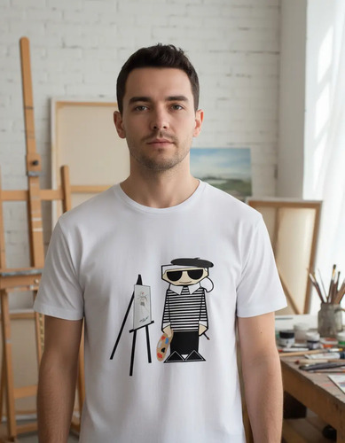 Playera Karl Lagefeld Pintor