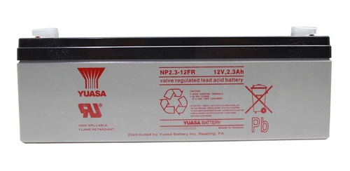 Bateria Recargable 12v/2.3ah Yuasa Terminal F1 Np 2.3-12