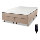 Colchão Magnético Massageador King + Cama Box - Basic