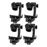 4x Anti Ajustable Clip Montaje En Tambor Clamp Holder Para