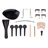 Kit Completo De 4 Soportes Para Violín Tailpiece Chinrest, T