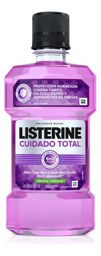 Listerine Cuidado Total Enjuague Bucal Botella Con 500ml