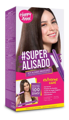 Kit Happy Anne Super Alisado - mL a $661