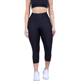 Calças Corsario Suplex Moda Fitness Calça Legging Capri 