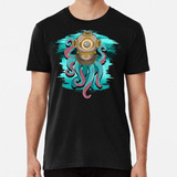 Remera Buceo Pulpo Steampunk Algodon Premium