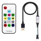 Ws2811 Ws2812b Sk6812 Rgb Controlador De Tira De Luz Le...