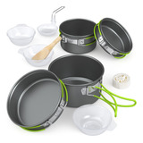 Set De Cocina Para Camping Portátil 2-3 Personas Multifuncio