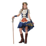 Disfraz California Costumes Deluxe Caperucita Steam Punk Girl Licencia Original