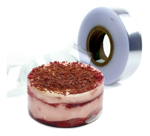 Rollo Acetato Cinta Postres - Cocina Cake 5 Cm. X 200 Mt.