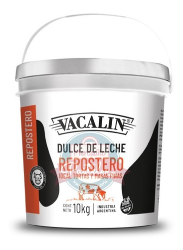 Dulce De Leche Repostero Vacalín Balde X 10 Kg