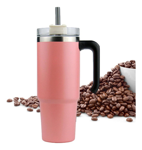 Thermos Cup With Straw - 20oz Stainless Steel Thermos