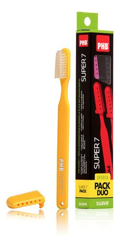 Pack Cepillo De Dientes Phb Super 7 Suave 2 Unidades