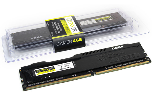 Memória Ram Oxybr Gamer Ddr4 4gb 2400mhz