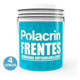 Membrana Frentes Y Muros Techos Blanca X 4 Litros Polacrin  