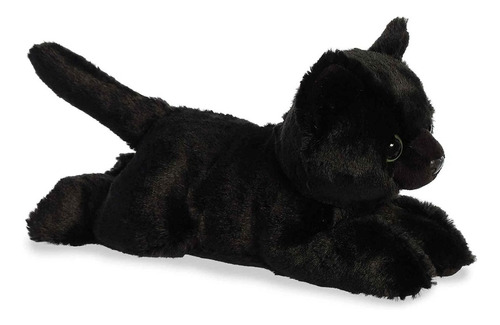 Peluches Aurora Mini Flopsie Gatito Negro Gato Suerte Black