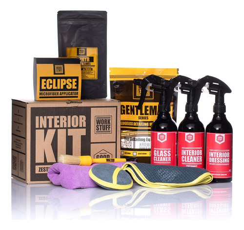 Good Stuff Interior Limpiadores Protectores Herramientas Kit