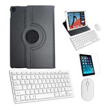 Kit Capa 360 Preto Pel/tecld/mou Branco P/iPad 2021 9a 10.2