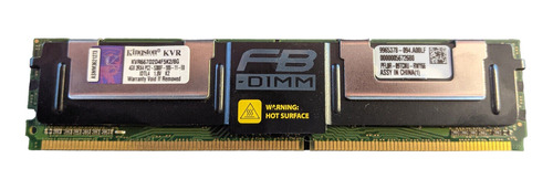 Memória Kingston 4gb Fbdimm 667 Pn Kvr667d2d4f5/4g @