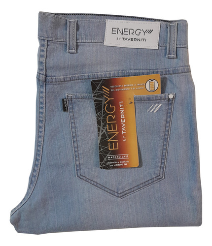 Jeans Taverniti Energy/// Inter/slim Semi/elastizado Hombre