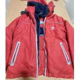 Campera Lacar Mujer Con Polar Abirgada Invierno Roja Azul