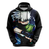 Blusa Moletom Infantil Moda Anime Mangá Kakashi Promoção