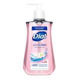 Jabón Líquido Antibacterial Dial Minerales Rosados De 221ml