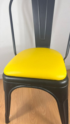Asiento Almohadón P/silla Tolix Tapizado Base Mdr Color Pop