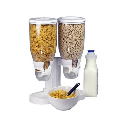 Dispensador De Cereal Y Alimentos Secos Doble Cotidiana