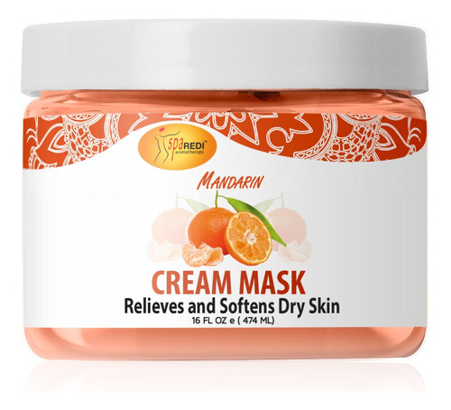 Spa Redi - Mascarilla De Crema Corporal Y Pies, Mandarina, 1