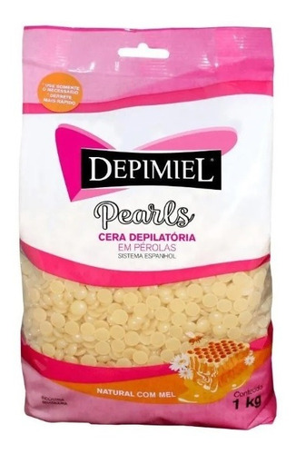 Cera Depilatória Em Pérolas Natural Depimiel 1kg