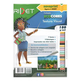 Papel Textura Ridet N1 A4 180g 23x32cm 36 Folhas 7 Cores