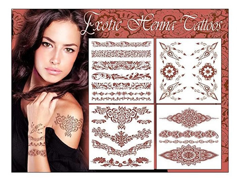 Arte Femenino Del Tatuaje De La Henna