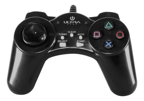 Joystick Gamer Ultra Para Pc Usb Negro Fj