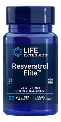 Resveratrol 100 Mg -para La Salud Del Corazón Life Extension