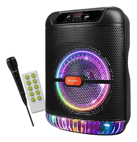 Parlante Portátil Suono Luces Rgb 8  Karaoke