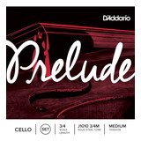 Encordado Cello Daddario Prelude J1010 3/4m