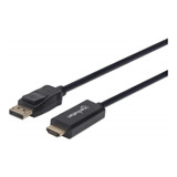 Manhattan - Cable Displayport - Hdmi M-m 1080p  1.0m