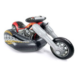 Juego Inflable Para Piscina Motobike  Intex 180x94x71 Cm