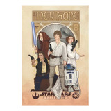 Kit 6 Quadros Star Wars Placas Decorativas Filmes Sci Fi