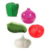 Set 5 Recipientes  Para Verdura Tupperware 