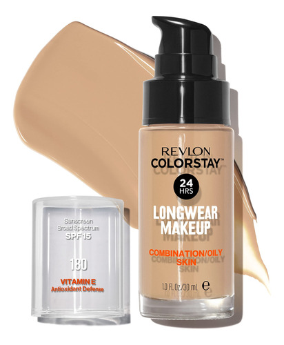 Base De Maquillaje Revlon Colorstay Tono Sand Beige 180