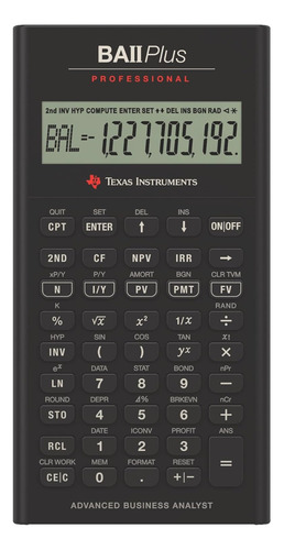 Calculadora Profesional Tex Baiiplus Pro Financiera