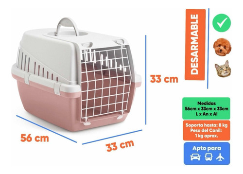 Transportadora Gato Hasta 8 Kg