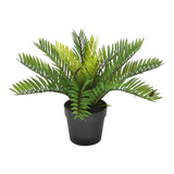 Palmera Cyca Artificial Planta Con Maceta 30cm 