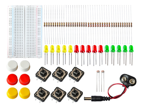 Mini Kit Electrónica Básica Para Arduino Y Raspberry Pi