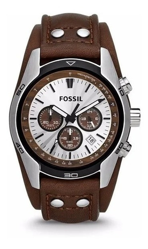 Reloj Hombre Fossil Ch 2565  Cuero 100% Original Cronografo