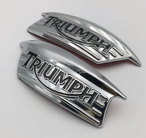 Par Emblemas Tanque Triumph Bonneville Thruxton Scrambler 