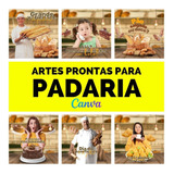 Pack Com 10 Artes Para Padaria: 100% Editáveis Com Canva