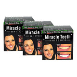 Kit 3x2 Dental Polvo Blanqueador Miracleteeth Coco Natural